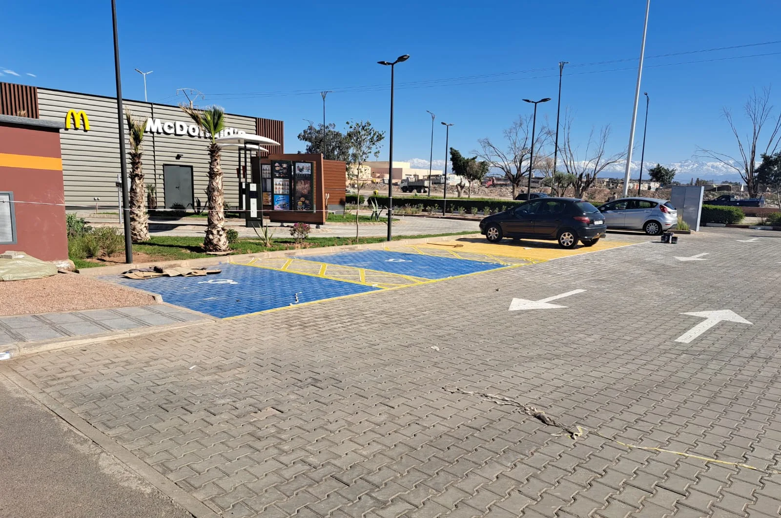 Parking, voiries et marquage au sol réalisés
